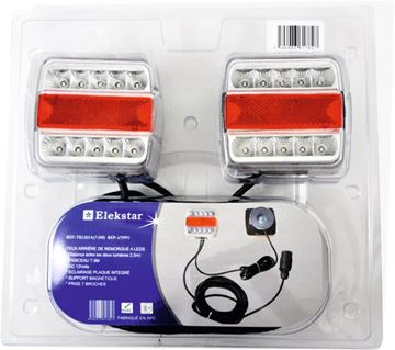 Image de KIT SIGNALISATION ARRIÈRE LED - CÂBLE 7.5 M